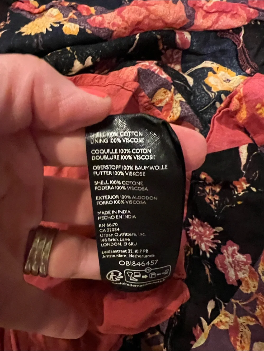 Free People Sun-drenched floral patchwork summer dress medium